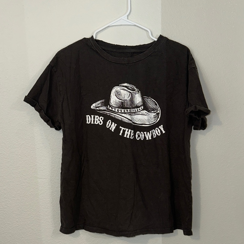 Miss Me Gray Graphic T-Shirt
